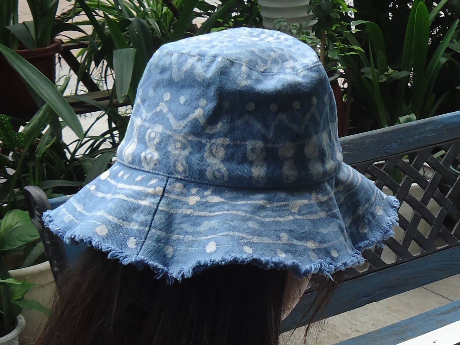 Choo Workshop Indigo Batik Hats&nbsp;