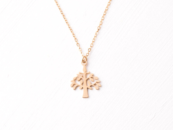 Tree Gold Necklace 226-120g