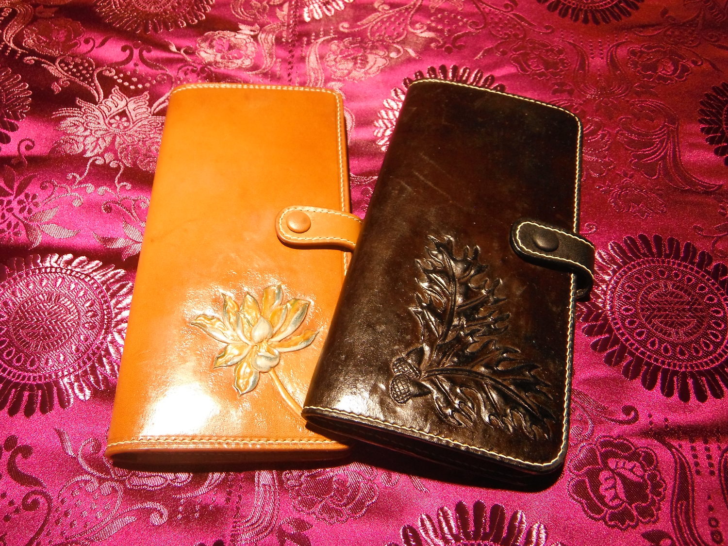 Carved Leather Wallets&nbsp;
