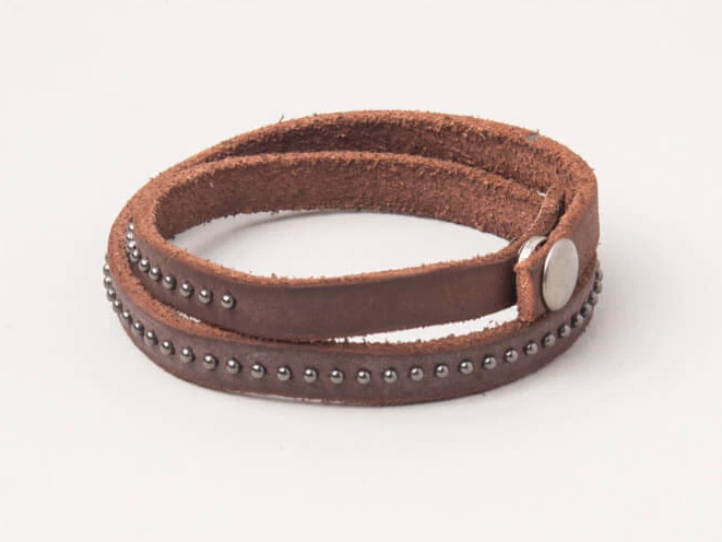 Annie Leather Wrap Bracelet 433-006&nbsp;