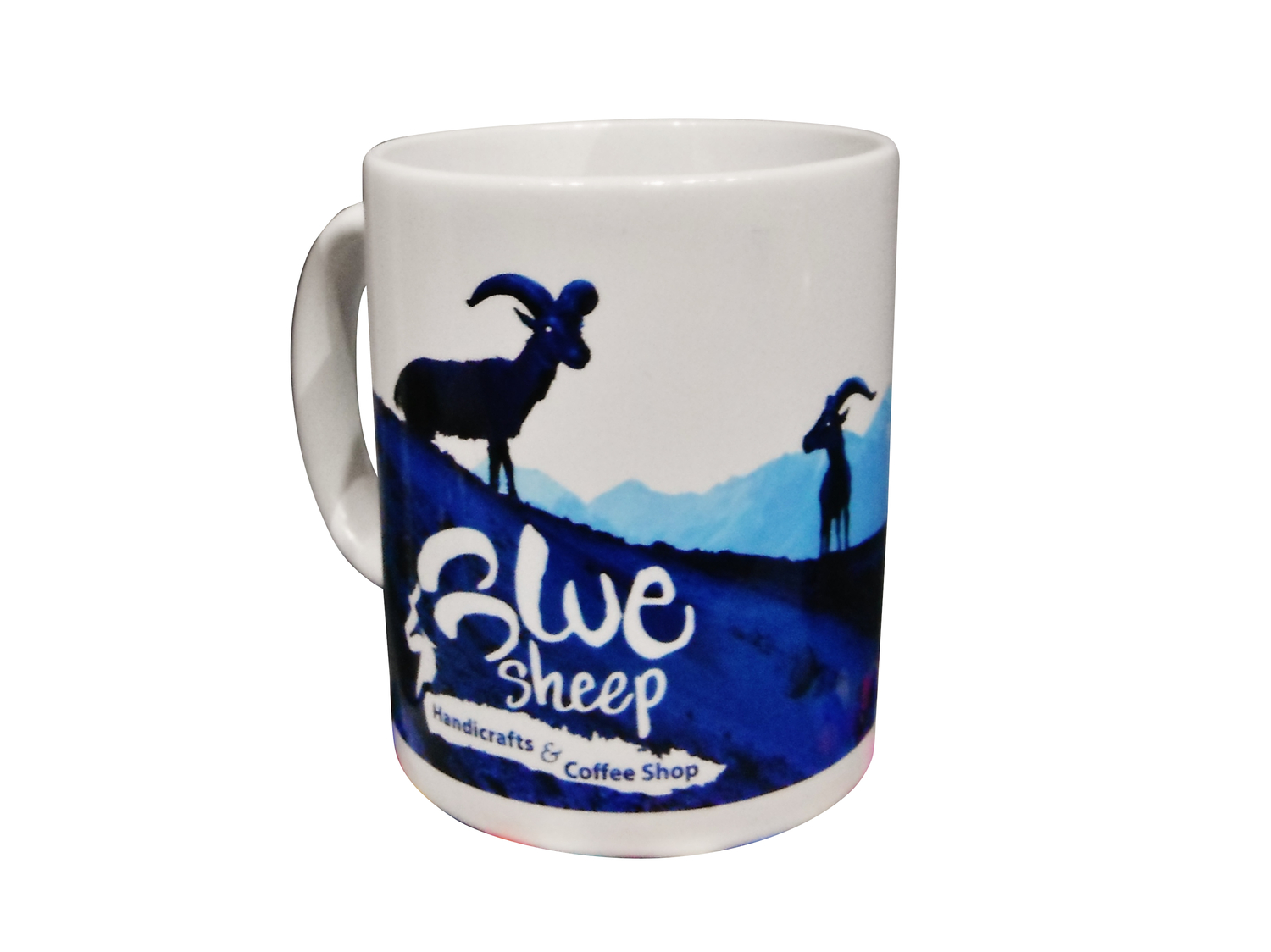 Blue Sheep Mugs