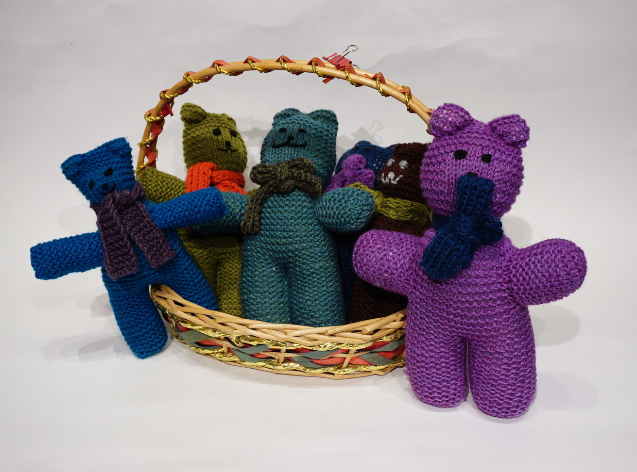 <p>Knitted Teddy Bears&nbsp;</p>